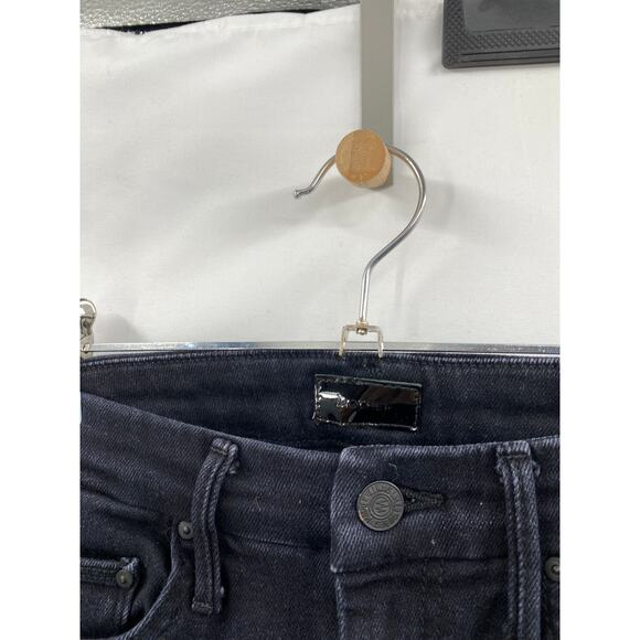 Mother 27 the High Waisted Looker Ankle in Encounters At Night - Picture 4 of 8